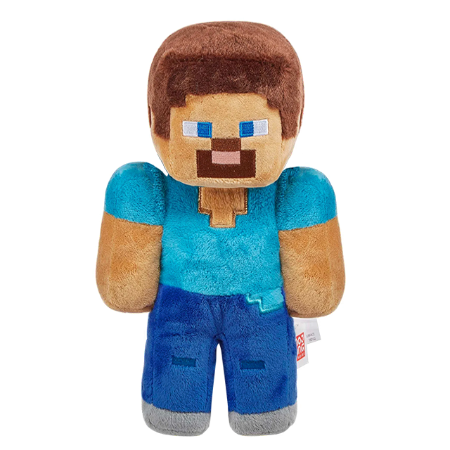 Minecraft Λούτρινο Steve 28cm