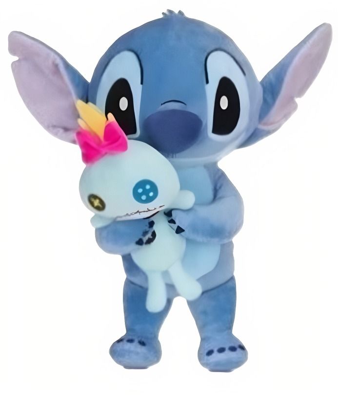 Λούτρινο Disney Stitch & Scrump 